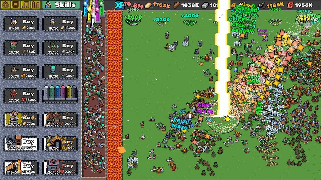 Zero Stress King Idle Defense — скриншот 1