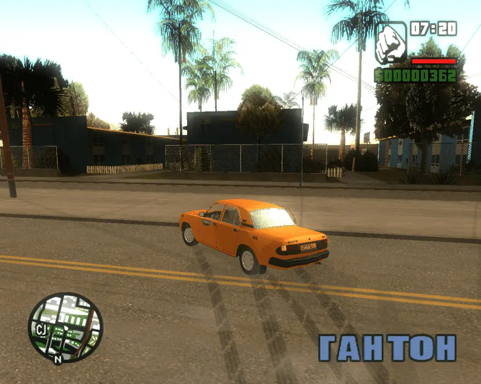 GTA: San Andreas русские машины — скриншот 1