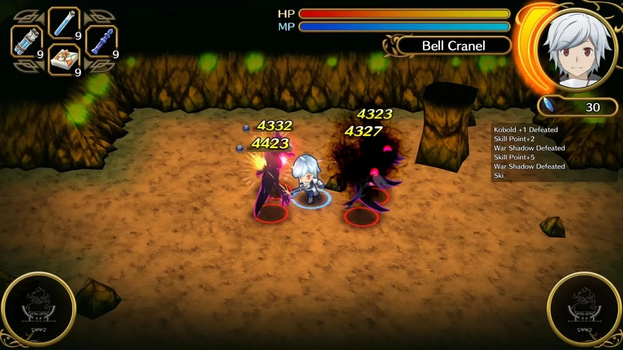 Is It Wrong to Try to Pick Up Girls in a Dungeon? Infinite Combate — скриншот 1