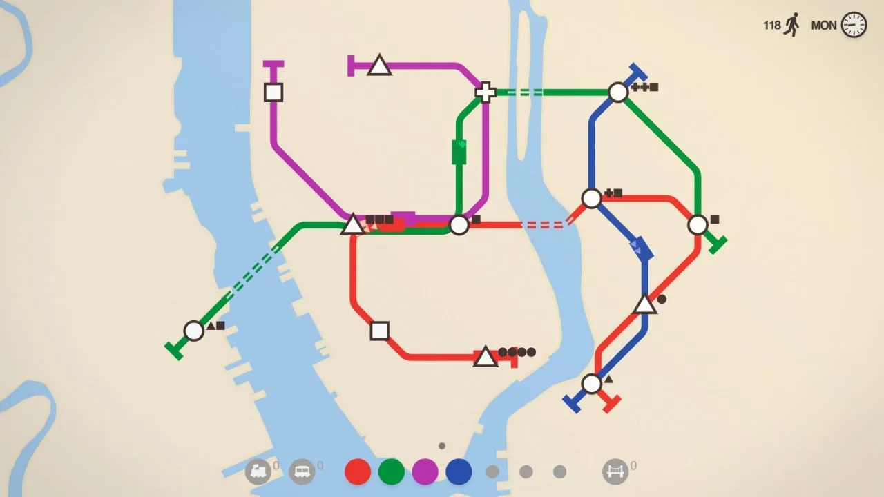 Mini Metro — скриншот 1