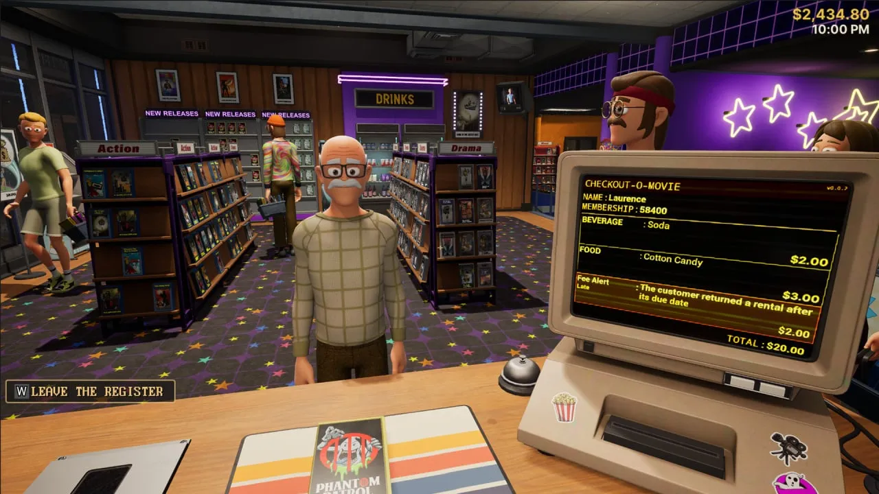Retro Rewind - Video Store Simulator — скриншот 1