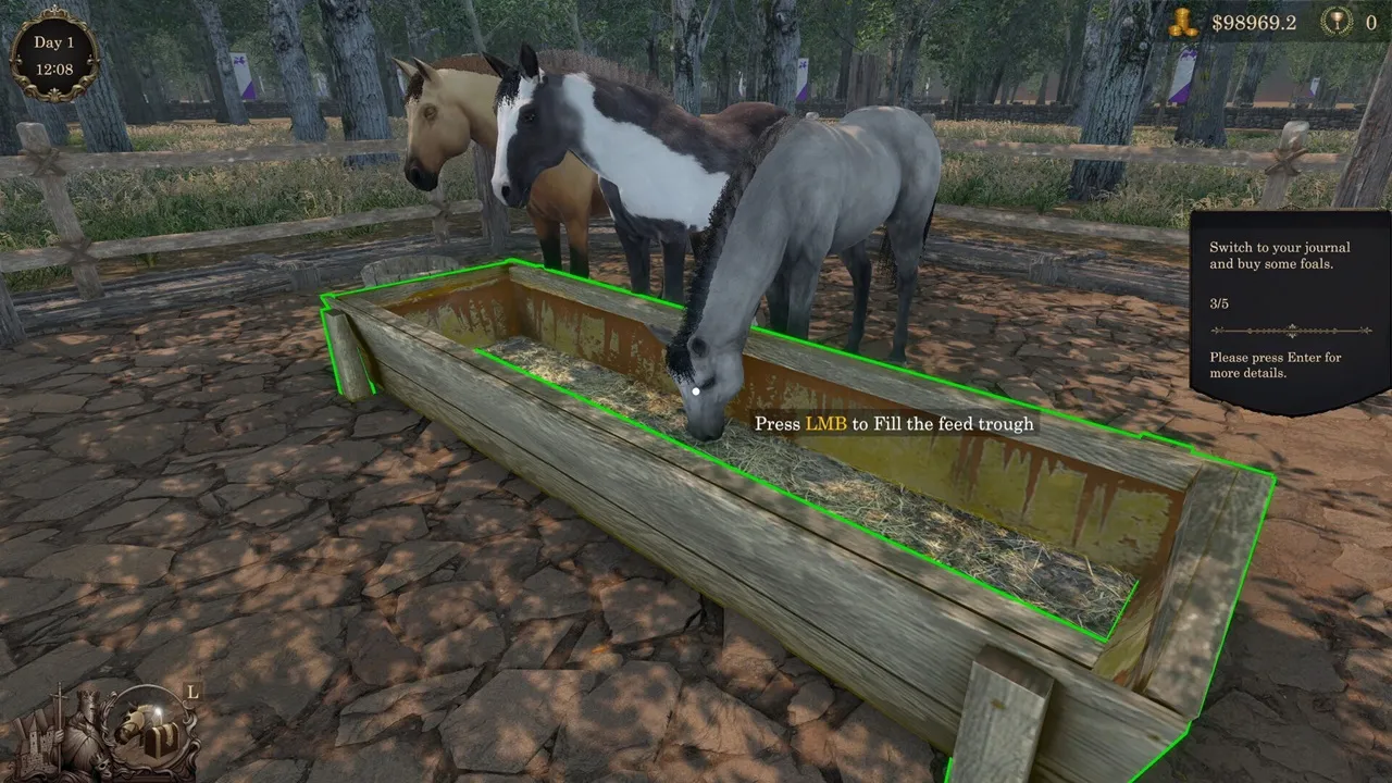 Medieval Horse Dealer Simulator — скриншот 1