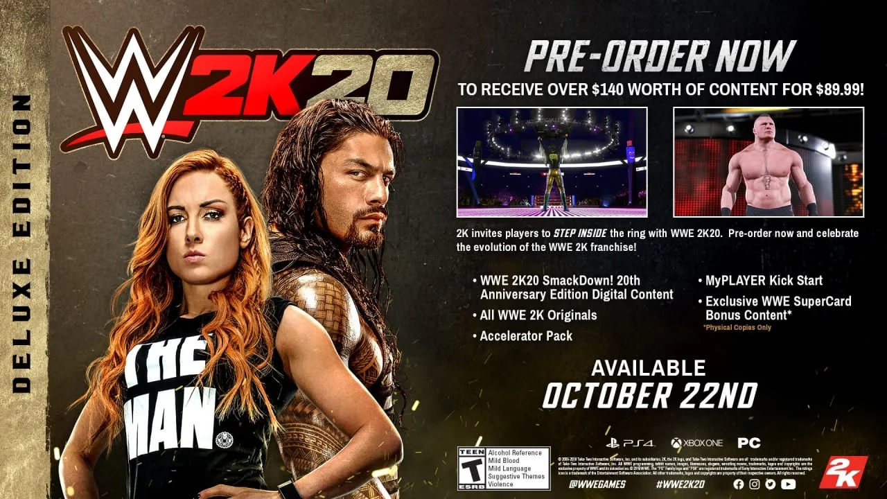 WWE 2K20 — скриншот 1