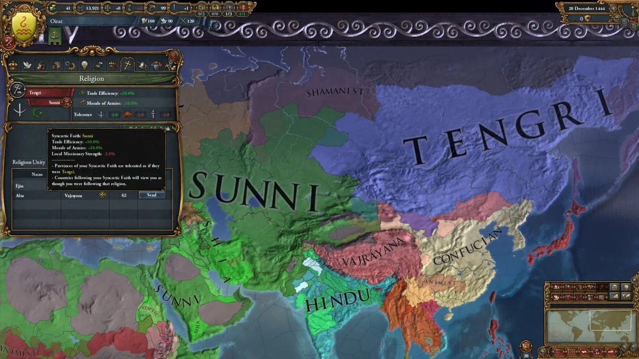 Expansion - Europa Universalis 4: The Cossacks — скриншот 1